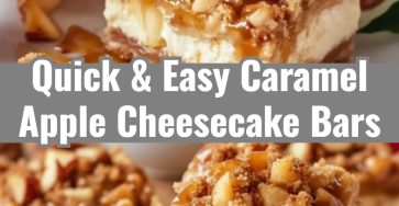Caramel Apple Cheesecake Bars Recipe