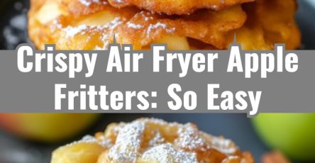 Crispy Air Fryer Apple Fritters You'll Crave!