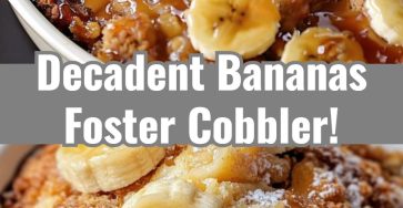 Delightful Bananas Foster Cobbler
