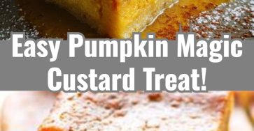 Pumpkin Magic Custard Cake