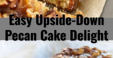 Upside-Down Caramel Pecan Cake