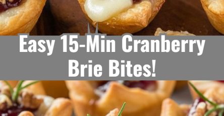 Cranberry Brie Bites