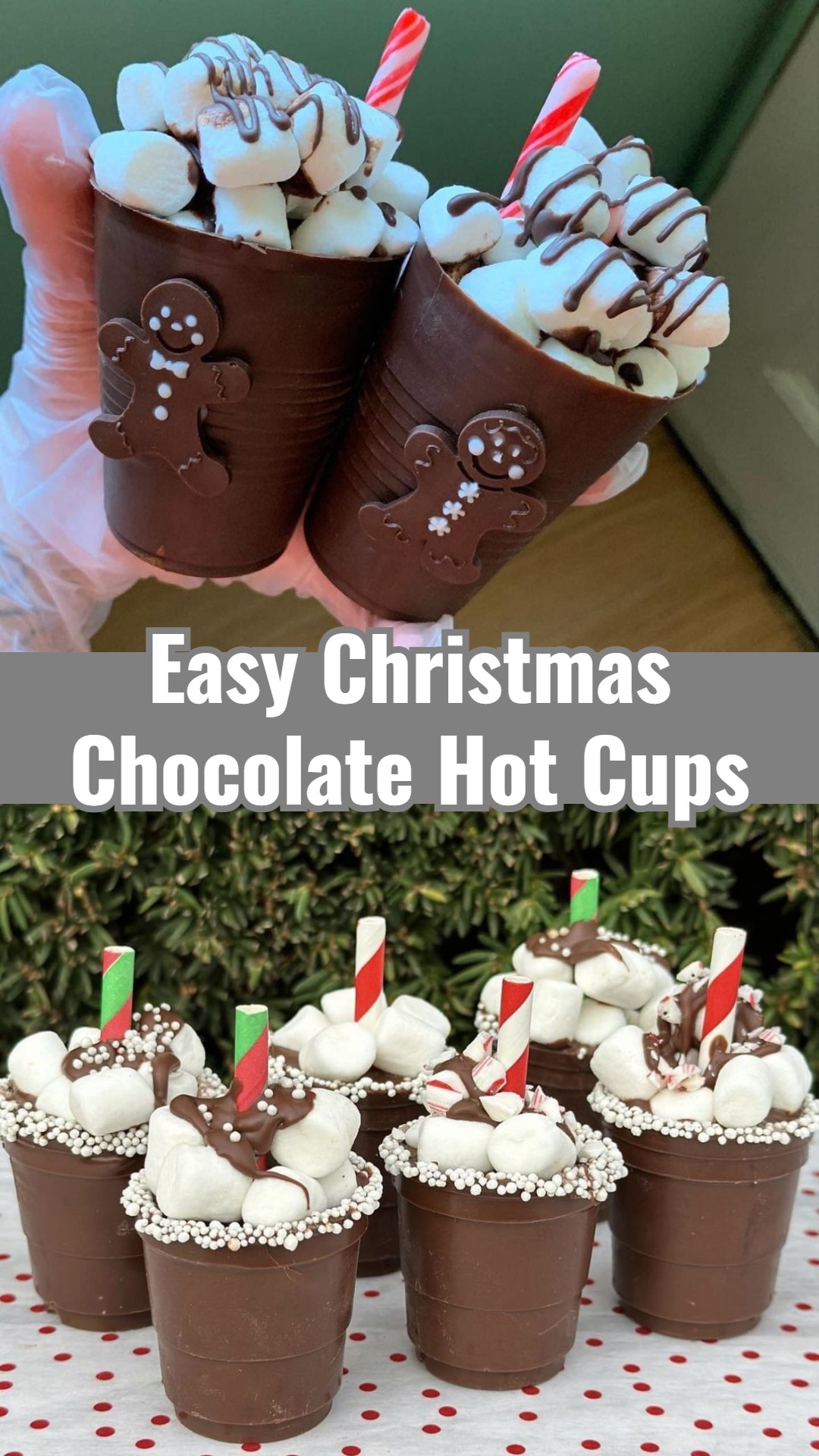 Easy Christmas Chocolate Hot Cups: Quick Holiday Dessert Idea