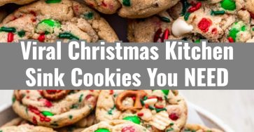 Easy Chewy Christmas Kitchen Sink Cookies