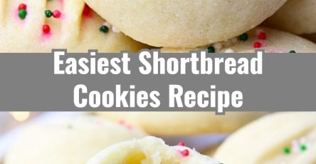Easy Christmas Whipped Shortbread Cookies