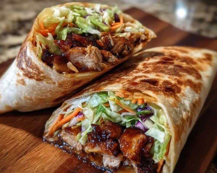 Easy Crispy Chicken Bacon Ranch Wraps