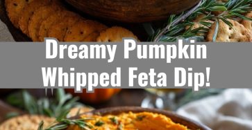 Easy Fall Pumpkin Whipped Feta Appetizer