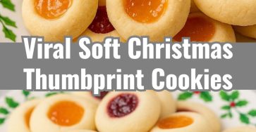 Easy Homemade Christmas Jam Thumbprint Cookies
