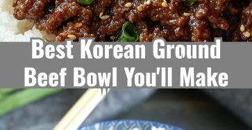 Easy Korean Ground Beef Bowls Healthy Weeknight Dinner