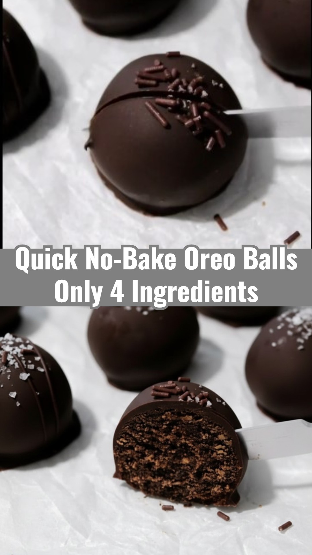 Easy No Bake Oreo Balls No Cream Cheese
