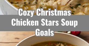 Feel Good Chicken Stars Soup: Healthy Comfort Dinner When Sick