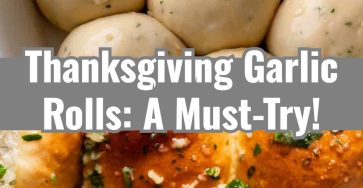 Garlic Thanksgiving Bread Rolls