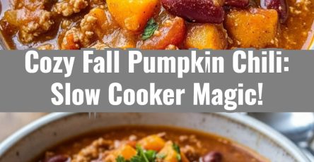 Hearty Pumpkin Chili – Delicious Fall Crockpot Recipes for Dinner