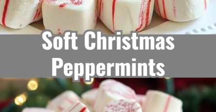 Soft Christmas Peppermints