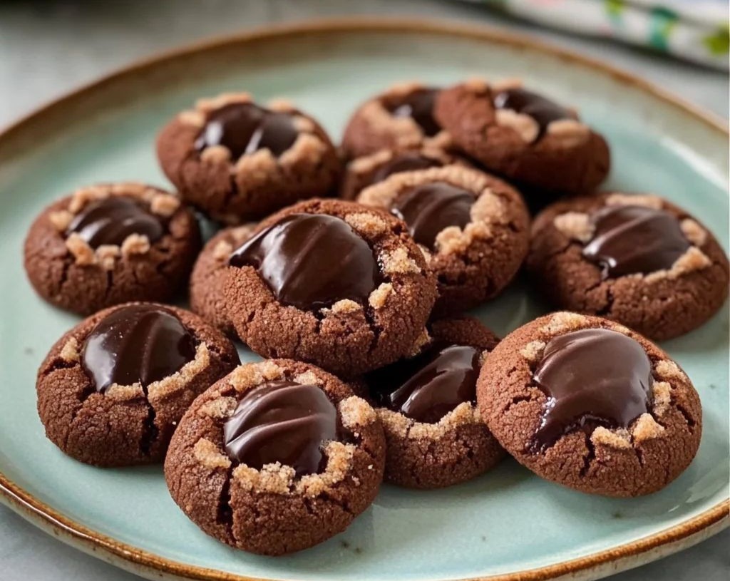 Delicious Chocolate Thumbprint Christmas Cookies Recipe overview