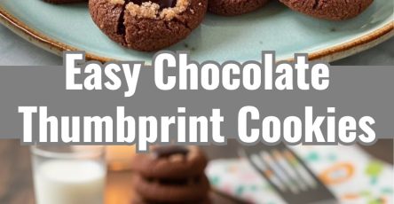 Delicious Chocolate Thumbprint Christmas Cookies Recipe