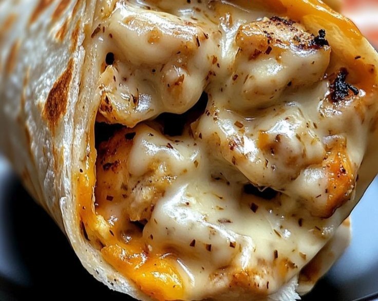 Easy Baked Cheesy Garlic Chicken Wraps for Quick Dinners overview