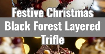 Easy Christmas Black Forest Trifle Best Holiday Dessert