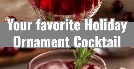 Easy Christmas Ornament Cocktail Perfect Holiday Party Drink