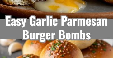 Easy Garlic Parm Cheeseburger Bombs Bites Recipe