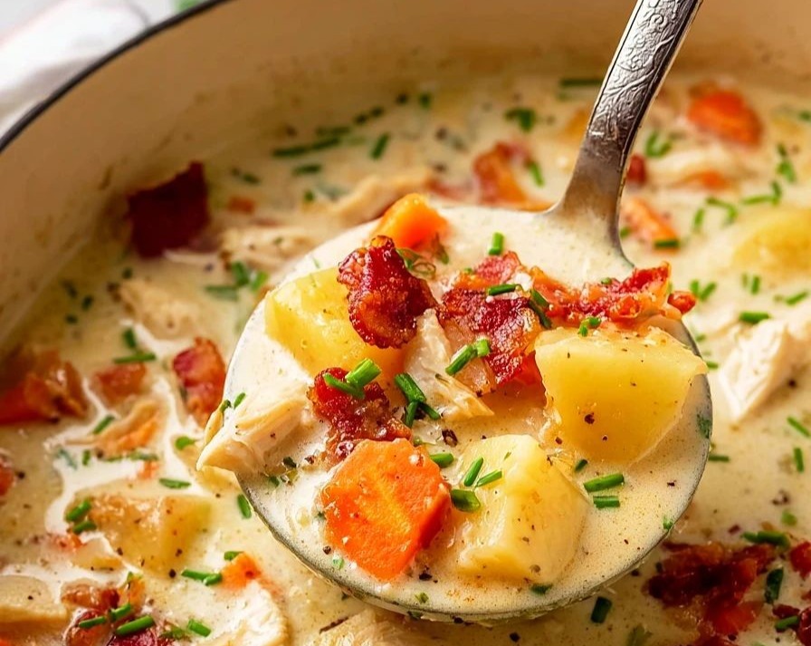 Easy Healthy Chicken Pot Pie Soup Pot Recipes overview