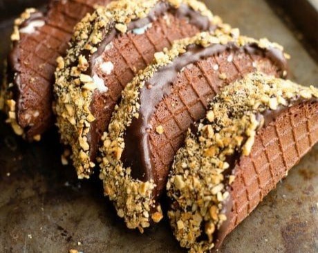 Easy Homemade Choco Tacos Quick Sweet Dessert Baking Recipe overview