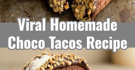 Easy Homemade Choco Tacos Quick Sweet Dessert Baking Recipe