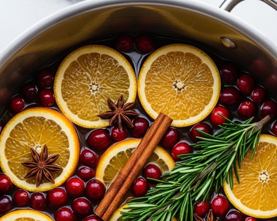 Easy Winter Simmer Pot Cranberry Orange Stovetop Potpourri overview
