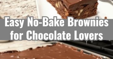 No Bake Brownies Fit Dessert Recipes Chocolate Easy Recipes