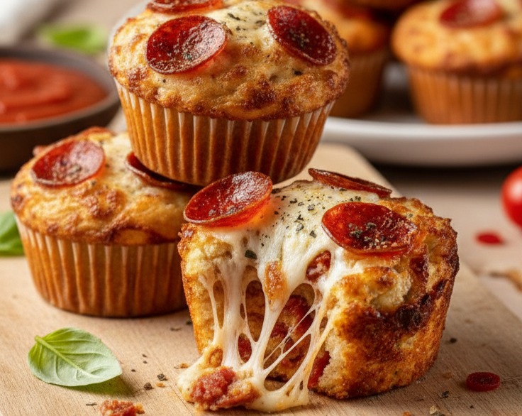 PIZZA CUPCAKES Easy To Make Food Recipes Food Appetizers serving