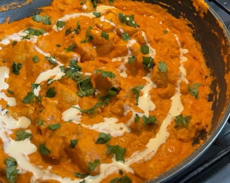 Quick Easy Homemade Butter Chicken Cozy Family Dinner serving