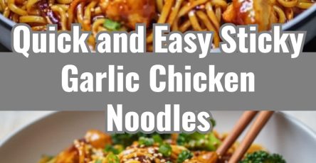 Sticky Garlic Chicken Noodles Noodle Supper Ideas Best Meals Ever
