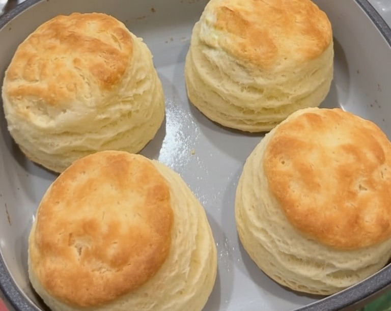 3 Ingredient Homemade Buttermilk Biscuits Best Easy Biscuit Recipe serving