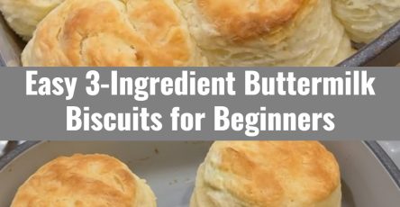 3 Ingredient Homemade Buttermilk Biscuits Best Easy Biscuit Recipe