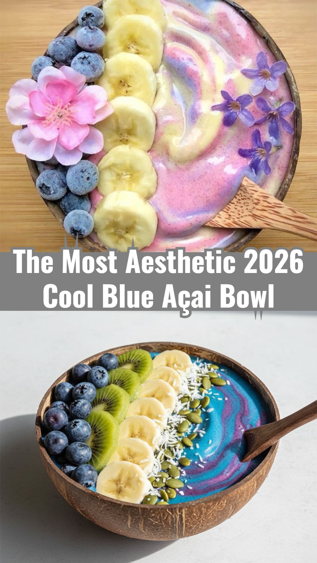 Cool Blue Açai Bowl: Easy High Protein Aesthetic Breakfast Trend