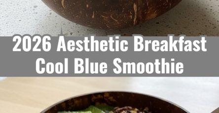 Easy Cool Blue Smoothie Bowl High Protein Aesthetic Breakfast 2026