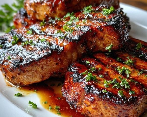 Easy Honey Garlic Pork Chops Asian Style Dinner overview