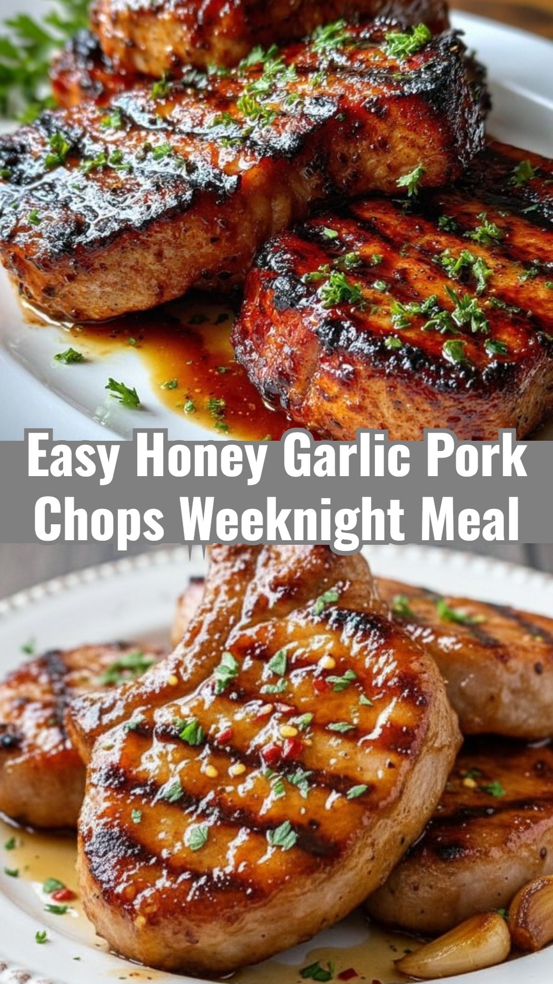 Easy Honey Garlic Pork Chops Asian Style Dinner
