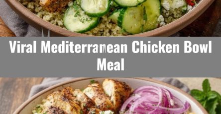 Mediterranean Chicken Bowl Whole Healthy Clean Savory Dinner Ideas Light