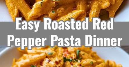 Quick Easy Healthy Roasted Red Pepper Pasta Everyday Recipe