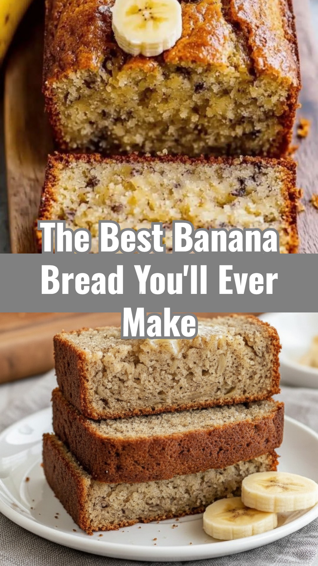 Best Easy Foolproof Quick Banana Bread Loaf