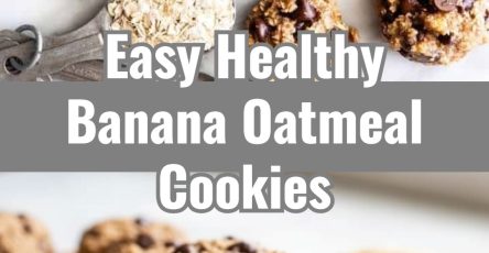 Healthy Banana Oatmeal Cookies Baking Ideas Healthy Dessert