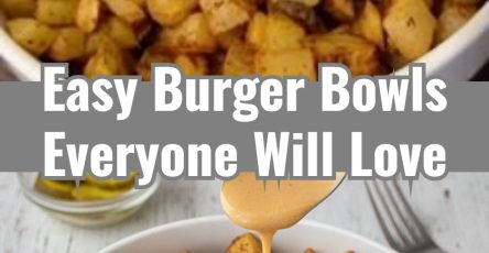 Cheap And Healthy Meals Burger Bowls